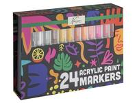 Acrylmarkers Nassau set à 24 kleuren
