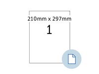 Etiket HERMA 8422 A4 EXPR 500 210x297mm wit 500 stuks