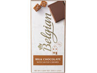 Chocolade The Belgian melk karamel zout reep 100 gram