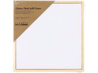 Canvaspaneel Creativ Company met lijst 158x158mm wit