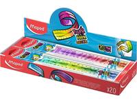 Liniaal Maped Twist 'n Flex Decor Animals 20cm display à 20 stuks assorti