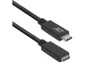 Kabel ACT USB 3.0 to USB-C verlengkabel 2m