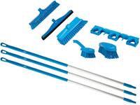 Starterkit Vikan Hygiene borstelwerk horeca 9-delig -Blauw
