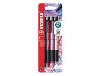 Balpen STABILO pointball Wildflower assorti 4 stuks