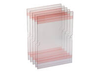 Posterhouder Europel zelfklevend A4 staand 5 stuks