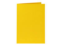 Correspondentiekaart Papicolor dubbel 105x148mm dottergeel pak à 6 stuks