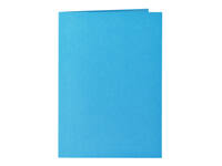 Correspondentiekaart Papicolor dubbel 105x148mm hemelsblauw pak à 6 stuks