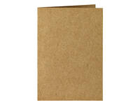 Correspondentiekaart Papicolor dubbel 105x148mm bruin pak à 6 stuks