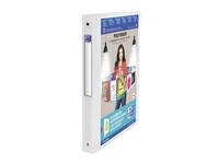 Presentatieringband Oxford Polyvision A4 4-rings O-mech 30mm rug transparant