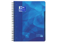 Projectboek Oxford School A4+ lijn 4-gaats 240 pagina's 80gr blauw