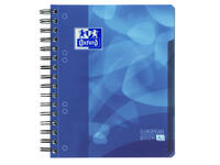 Projectboek Oxford School A5+ lijn 6-gaats 240 pagina's 80gr blauw