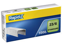 Nieten Rapid 23/6 gegalvaniseerd standaard 1000stuks