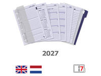 Agendavulling 2027 Kalpa Pocket jaardoos 7dagen/2pagina'