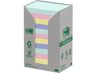 Memoblok Post-it 653-1RPT 38x51mm rainbow pastel 24 stuks