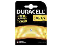 Batterij Duracell knoopcel 377 zilver oxide Ø6,8mm 1,5V-18mA