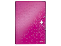 Projectmap Leitz WOW voor A4 6 vaks PP roze
