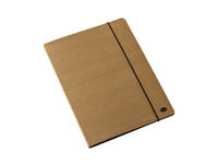 Sorteermap Kraft Line A4 6 tabbladen bruin