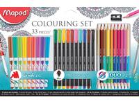 Tekenset Maped Graph'Peps 33-delig assorti