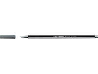 Viltstift STABILO Pen 68/805 medium metallic zilver