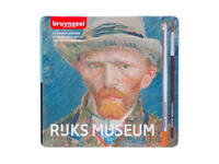 Kleurpotloden Bruynzeel Rijksmuseum Van Gogh aquarel ass blik à 24st