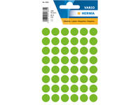 Etiket HERMA 1865 rond 12mm groen 240 stuks