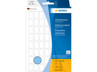 Etiket HERMA 2343 12x18mm blauw 1792 stuks