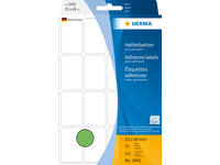 Etiket HERMA 2455 25x40mm groen 512 stuks