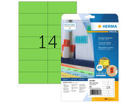 Etiket HERMA 5061 105x42.3mm verwijderbaar groen 280 stuks
