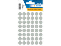 Etiket HERMA 1858 rond 13mm grijs 240 stuks