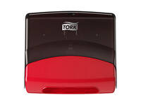 Reinigingsdoekdispenser Tork W4 Performance gevouwen rood 654008
