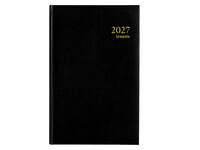Agenda 2027 Brepols Saturnus Luxe 1dag/1pagina zwart