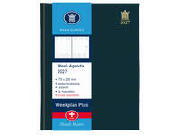 Agenda 2027 Ryam Weekplan Plus Mercury groot letter 7dagen/2pagina's zwart