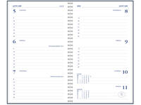 Agendavulling 2027 Ryam Memoplan 7 7dagen/2pagina's wit