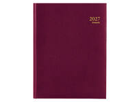 Agenda 2027 Brepols Timing Lima 7dagen/2pagina's viertalig bordeaux