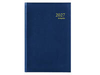 Agenda 2027 Brepols Saturnus Luxe 1dag/1pagina blauw