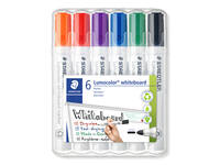 Whiteboardmarker Staedtler Lumocolor 351 standaard assorti 6 stuks