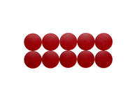 Magneet MAUL Solid 38mm 2500gr rood 10 stuks