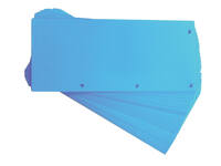 Scheidingsstrook Oxford Duo 240x105mm blauw 60 stuks