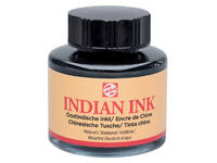 Oost-Indische inkt Talens zwart 30ml