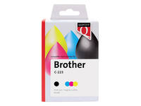Inktcartridge Quantore alternatief tbv Brother LC-223 zwart + 3 kleuren