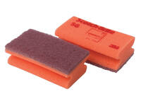 Schuurspons Scotch -Brite delicate oppervlakken 70x133mm rood 10 stuks