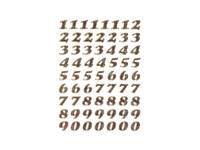 Etiket HERMA 4193 8mm getallen 0-9 goudfolie 64 stuks