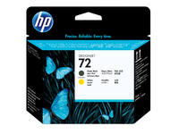 Printkop HP C9384A 72 geel + mat zwart