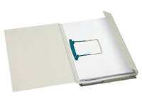 Combimap Secolor folio 1 klep recycled 250gr grijs