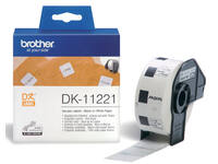 Etiket Brother DK-11221 vierkant 23x23mm 1 rol á 1000 stuks wit