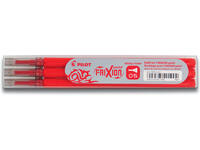 Rollerpenvulling PILOT friXion fijn rood set à 3 stuks