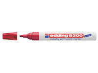 Viltstift edding 8300 industrie rond 1.5-3mm rood