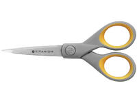 Kantoorschaar Westcott 130mm met softgrip titanium
