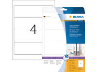 Rugetiket HERMA 5095 breed 61x192mm zelfklevend wit