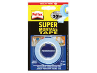 Plakband Pattex Super montage 20kg dubbbelzijdig voor binnen